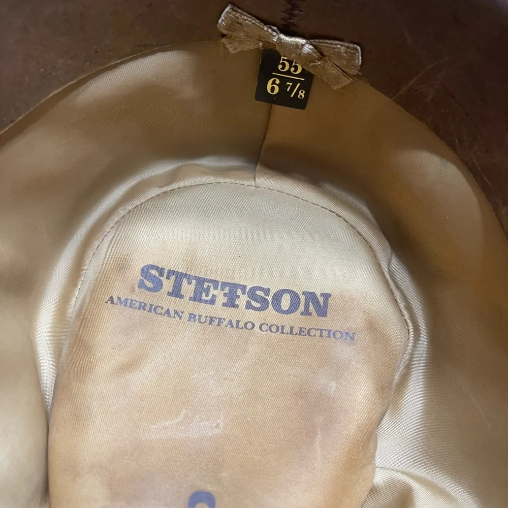 Stetson Cowboy Hat American Buffalo Collection Western - Picture 6 of 7